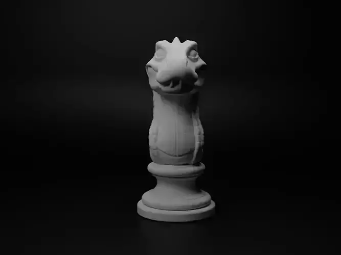 Crocodile Animal Bust Chess