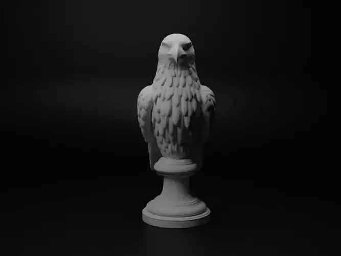 Crow Animal Bust Chess