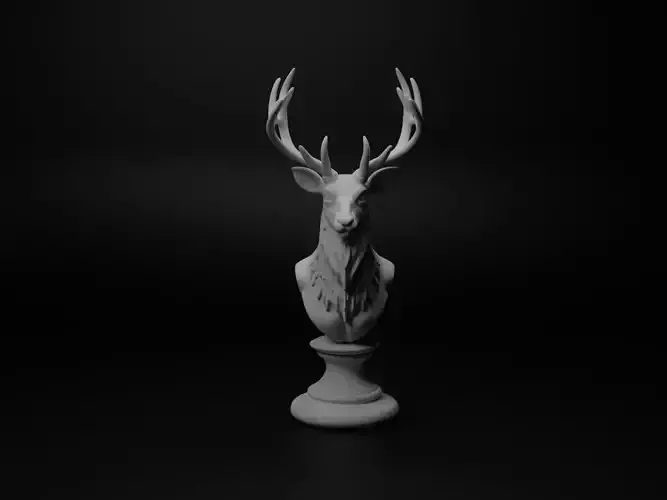 Deer Animal Bust Chess