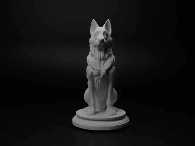 Dog Animal Bust Chess
