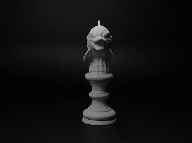 Dolphin Animal Bust Chess