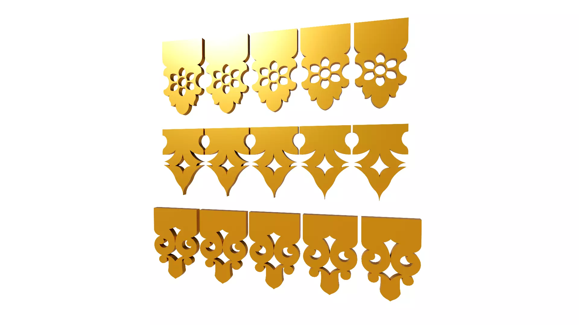 Gold Carving 16 3D model