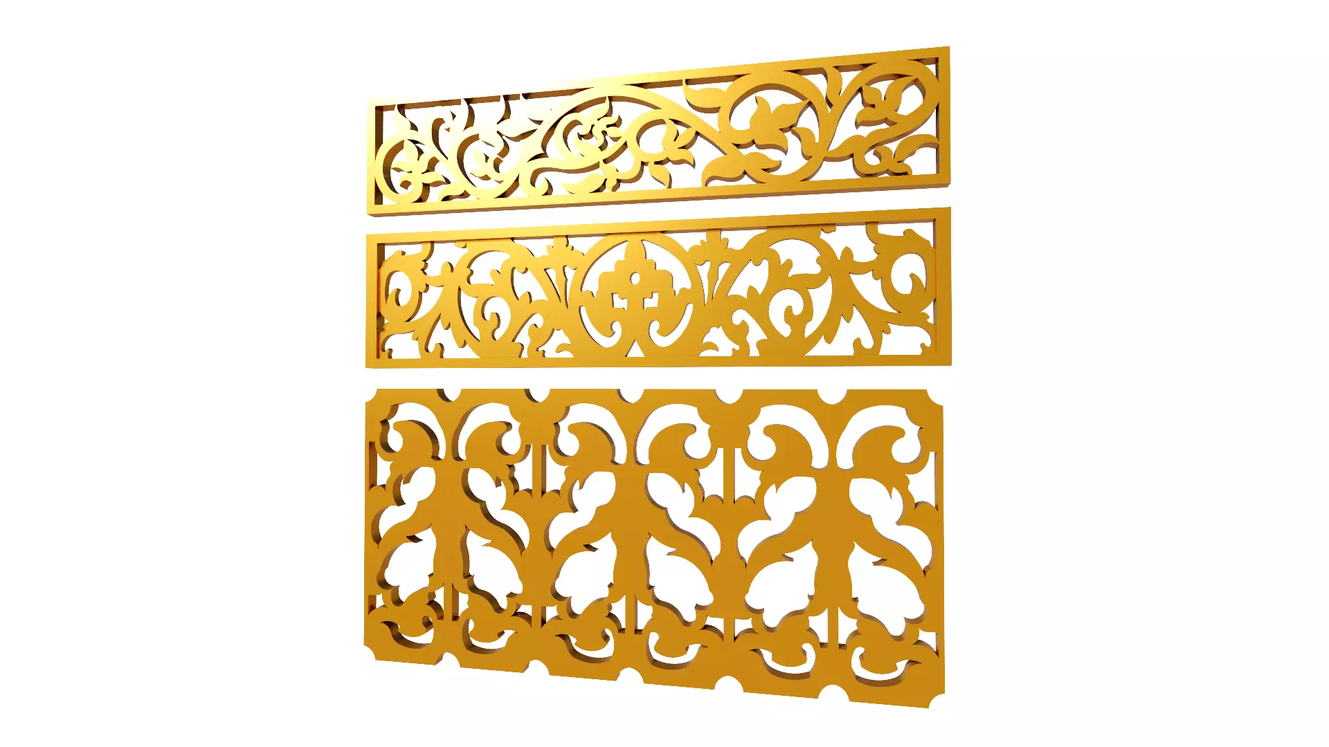 Gold Carving 17 3D model