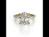 Oval Engagement Ring 3D print model_1