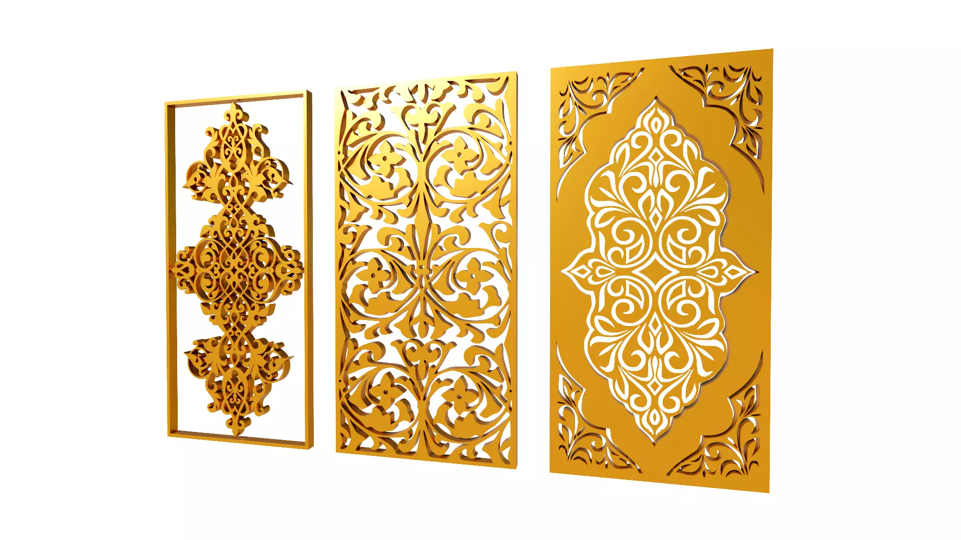 Gold Carving 22 3D model_0