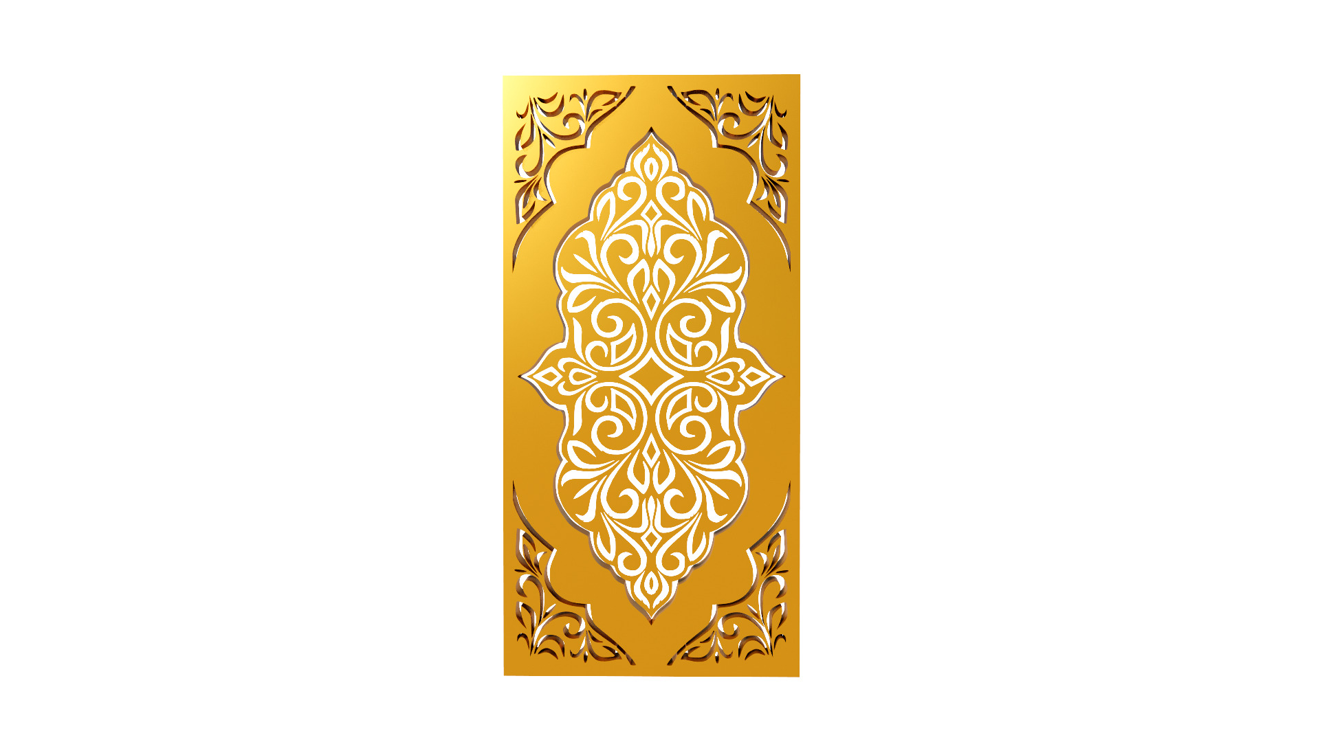 Gold Carving 22 3D model_3