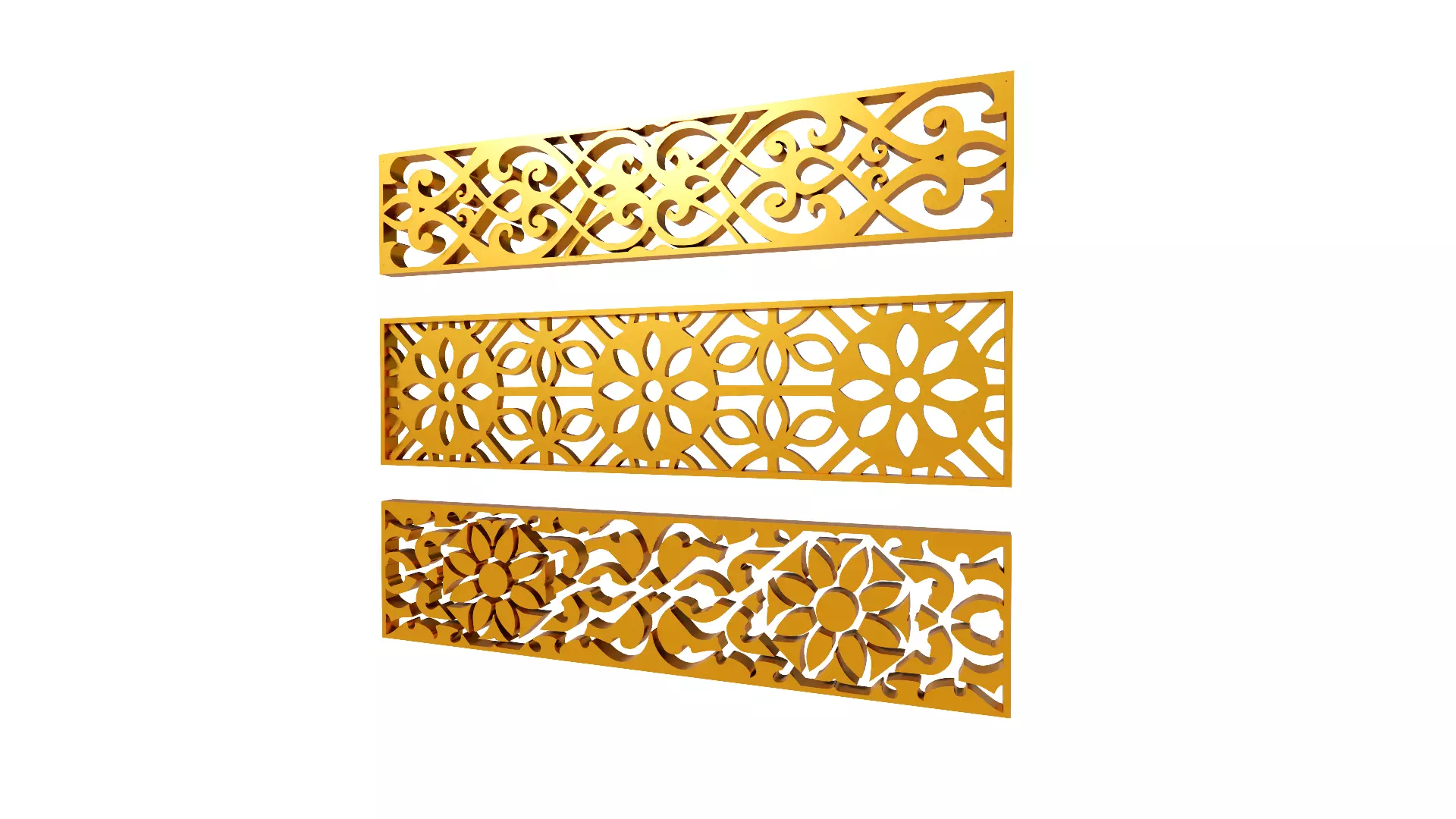 Gold Carving 23 3D model_0