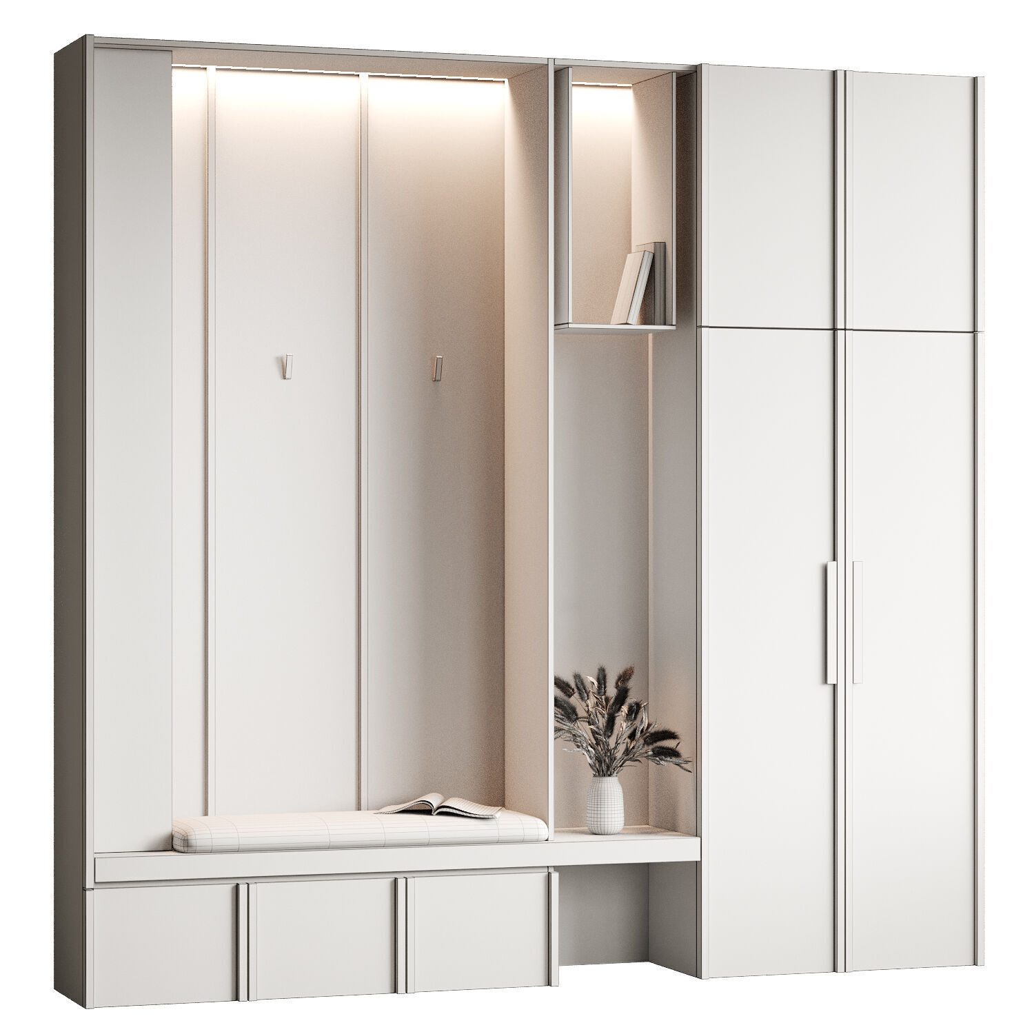 Hallway 9 3D model_3