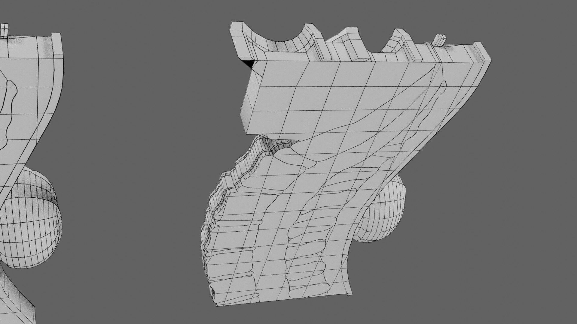 Spina bifida Neural Tube Defect Low-poly 3D model_96
