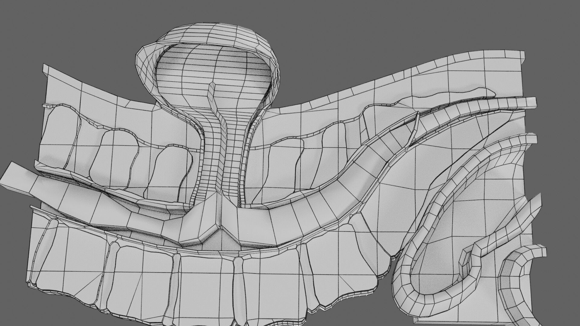 Spina bifida Neural Tube Defect Low-poly 3D model_90