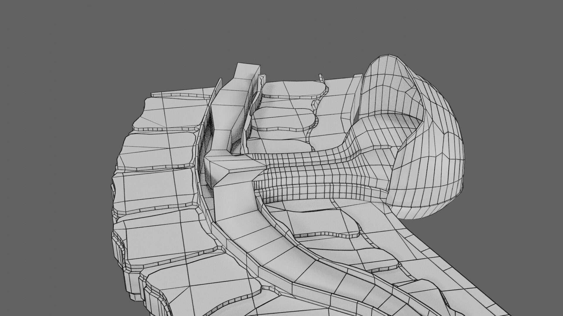 Spina bifida Neural Tube Defect Low-poly 3D model_86