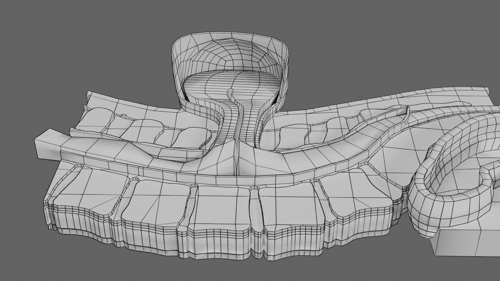 Spina bifida Neural Tube Defect Low-poly 3D model_85