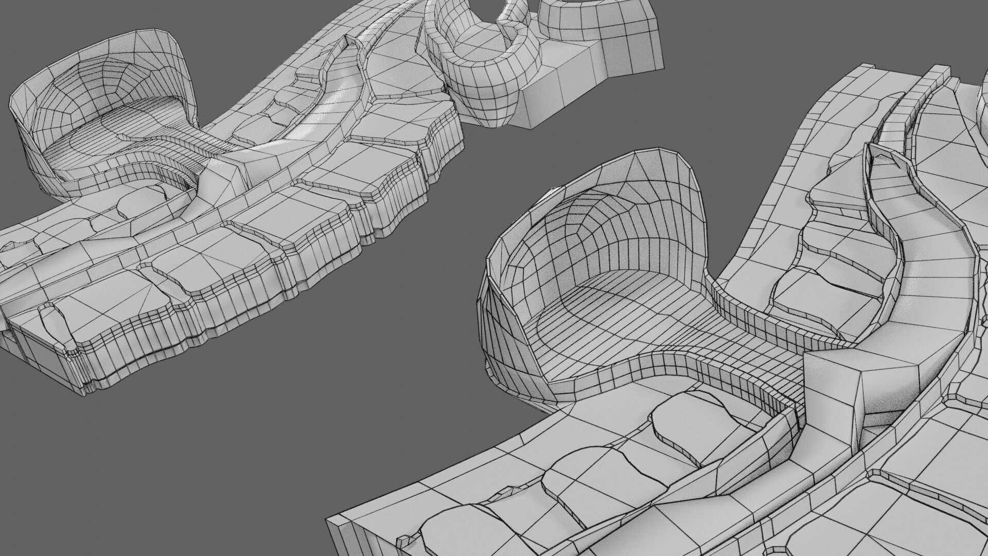 Spina bifida Neural Tube Defect Low-poly 3D model_93