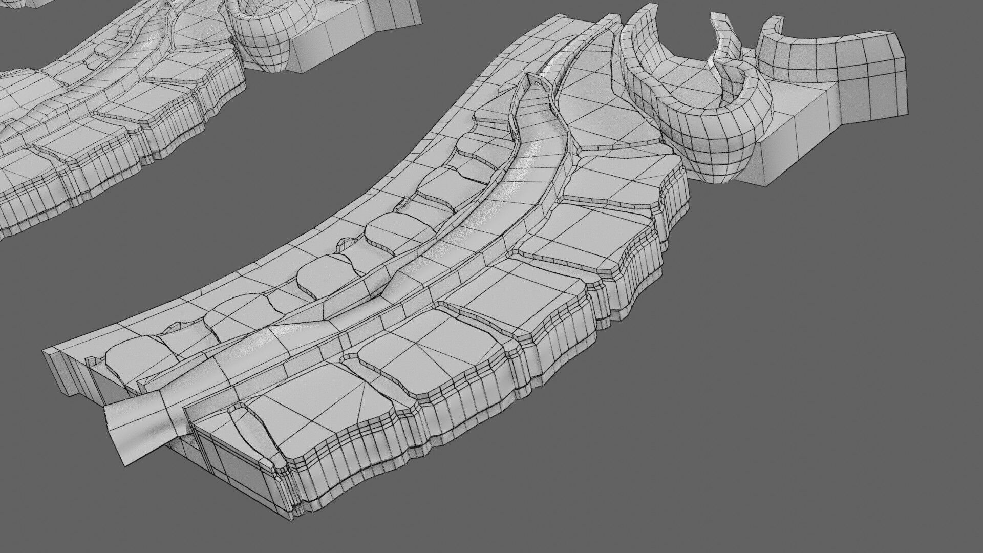 Spina bifida Neural Tube Defect Low-poly 3D model_97