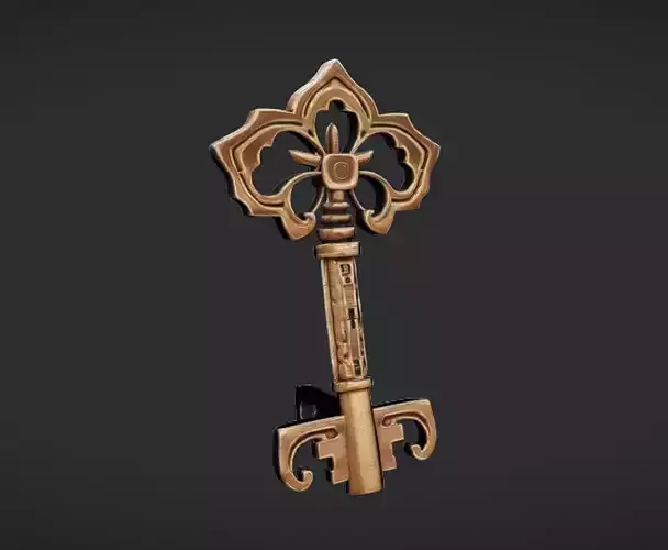 ornate antique key