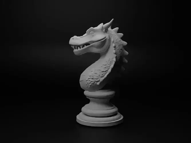 Dragon Animal Bust Chess