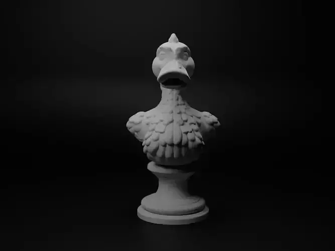 Duck Animal Bust Chess