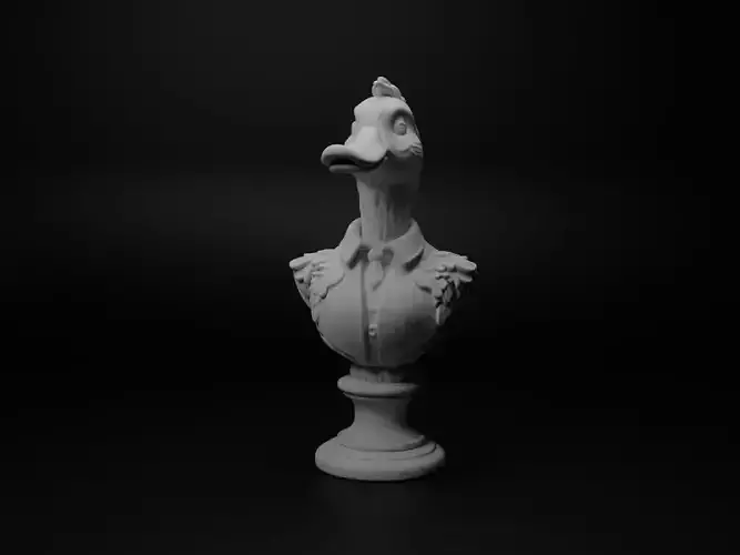 Duck Animal Bust Chess