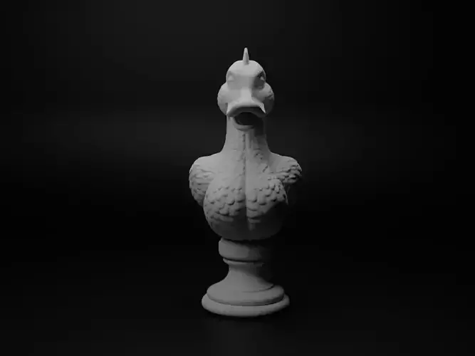 Duck Animal Bust Chess