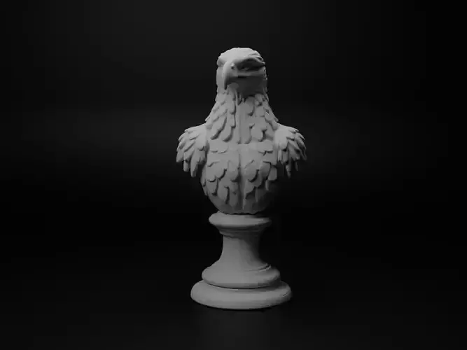 Eagle Animal Bust Chess
