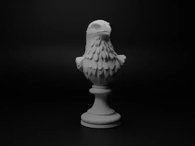 Eagle Animal Bust Chess