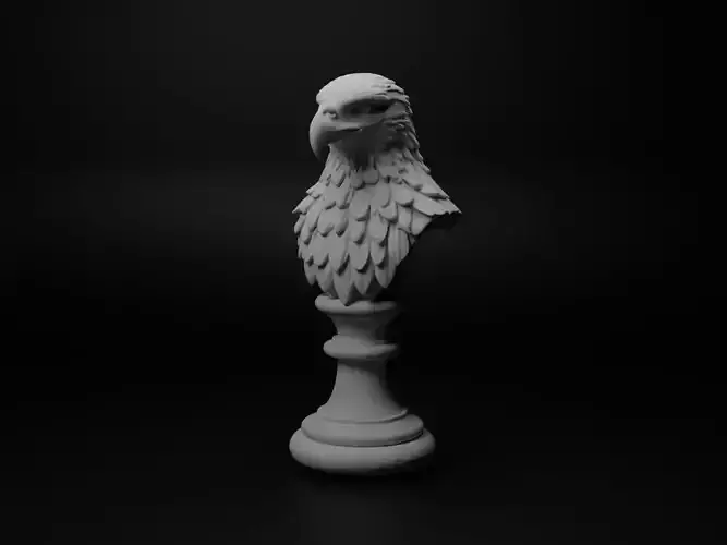Eagle Animal Bust Chess
