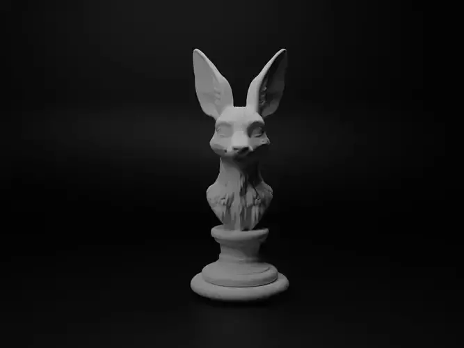 Fennec Animal Bust Chess