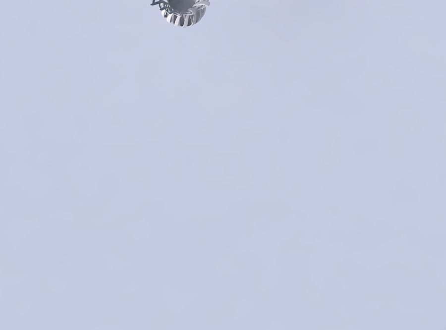 Bowl wide cylindrical with twisted sharp muscle structure ecc... 3D print model_2