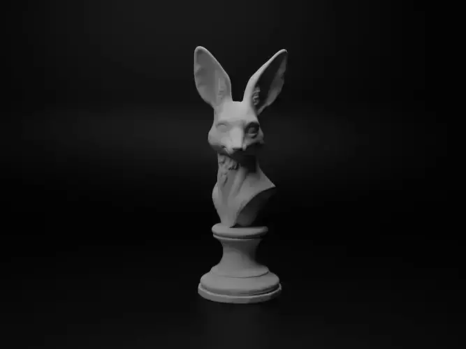 Fennec Animal Bust Chess