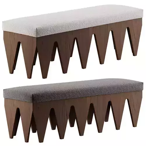 Altair Upholstered Bench By Meridian Furniture