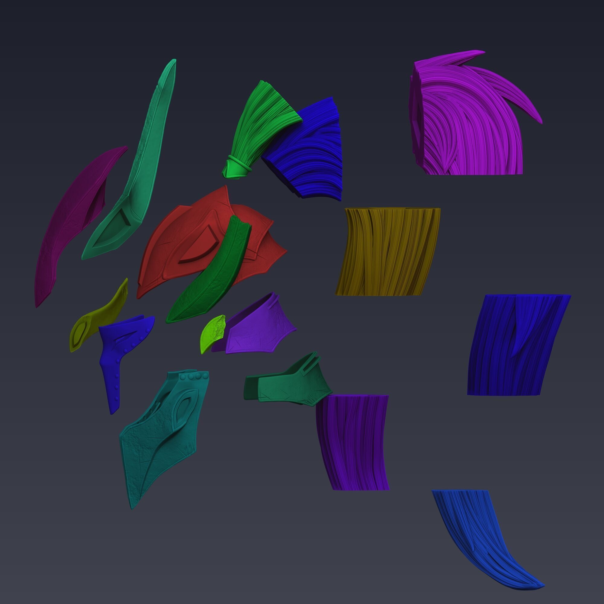 Igris Helmet-Solo Leveling-The Dark Knight Armor 3D print model_7