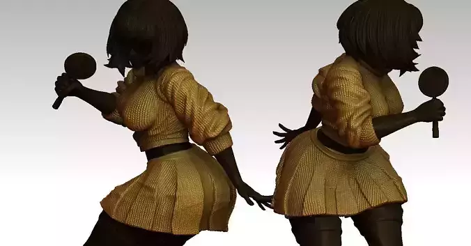 woolen clothes V01 3D print model