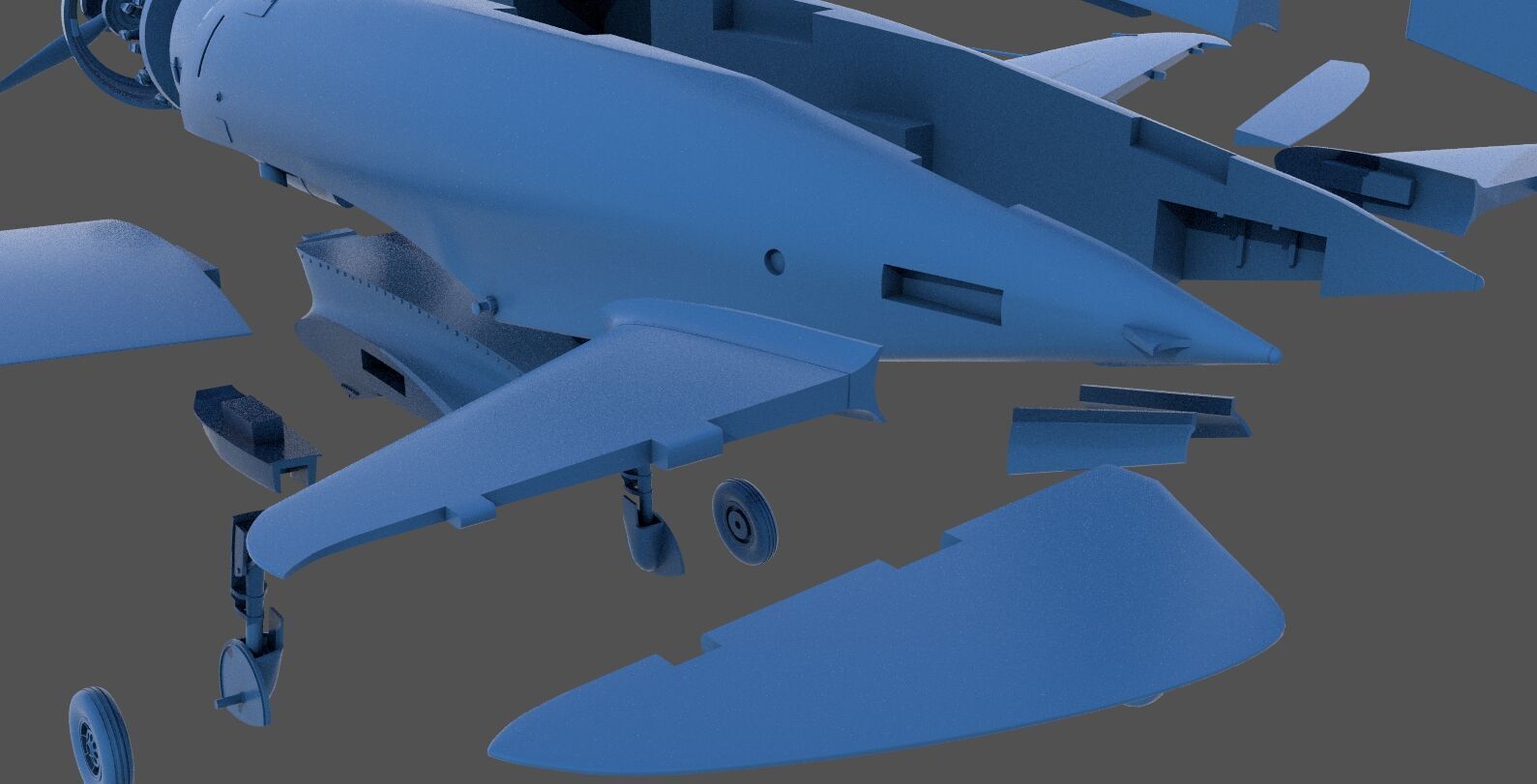 RE2000 Falco I - Commercial license - 1-32 scale 3D print model_22