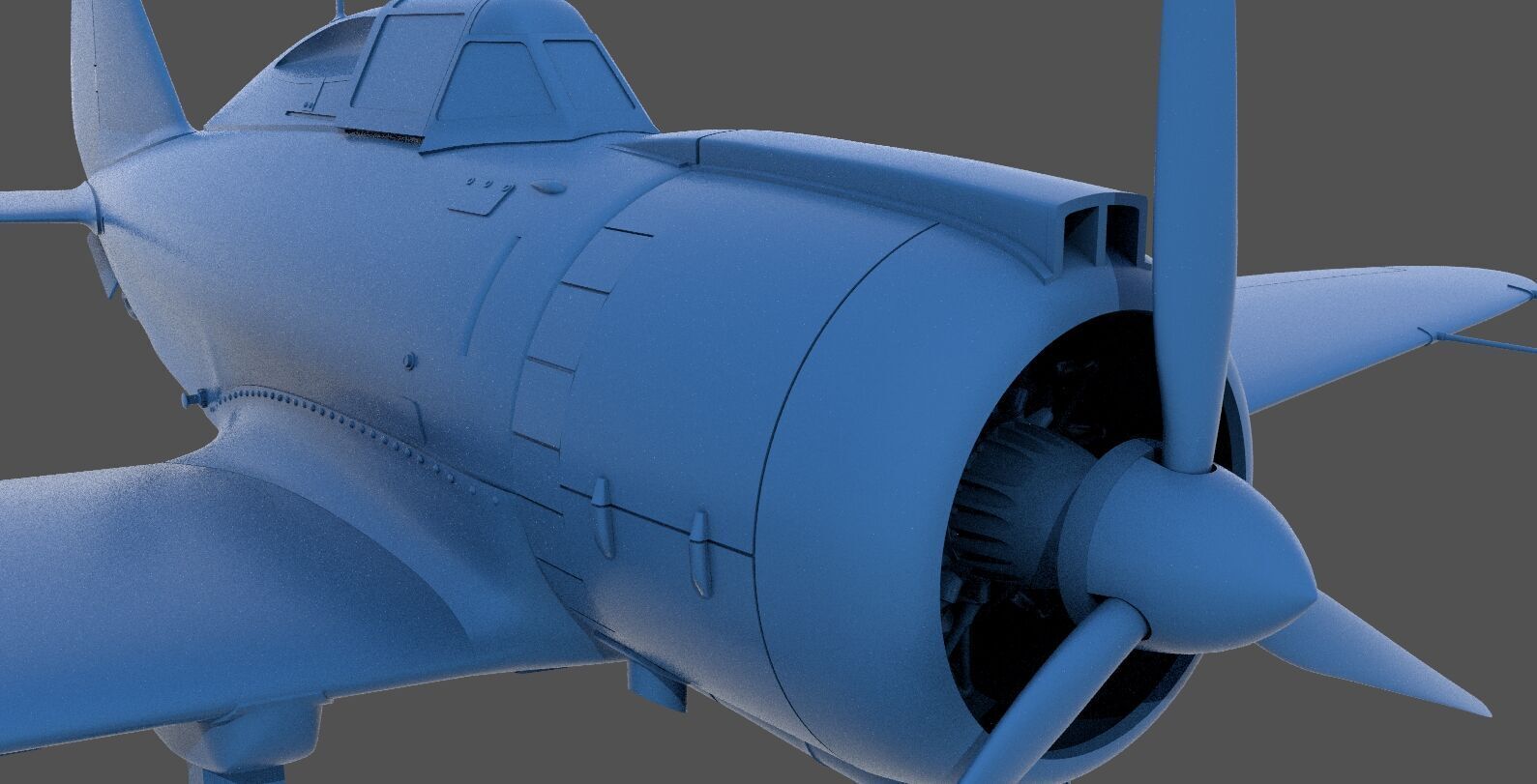 RE2000 Falco I - Commercial license - 1-32 scale 3D print model_6