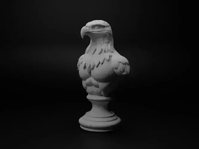 Hawk Animal Bust Chess