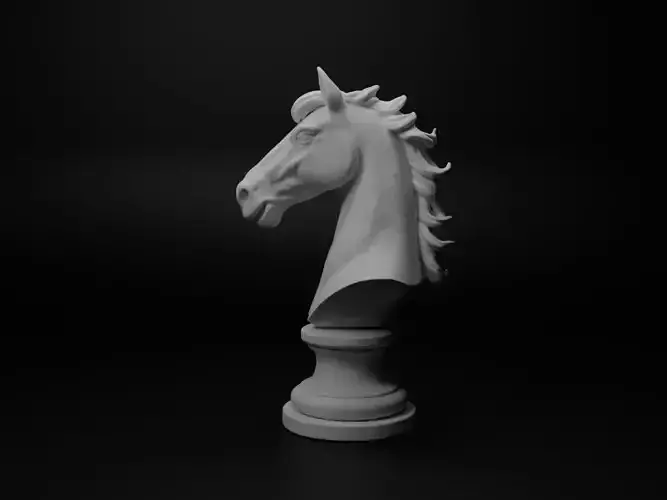 Horse Animal Bust Chess