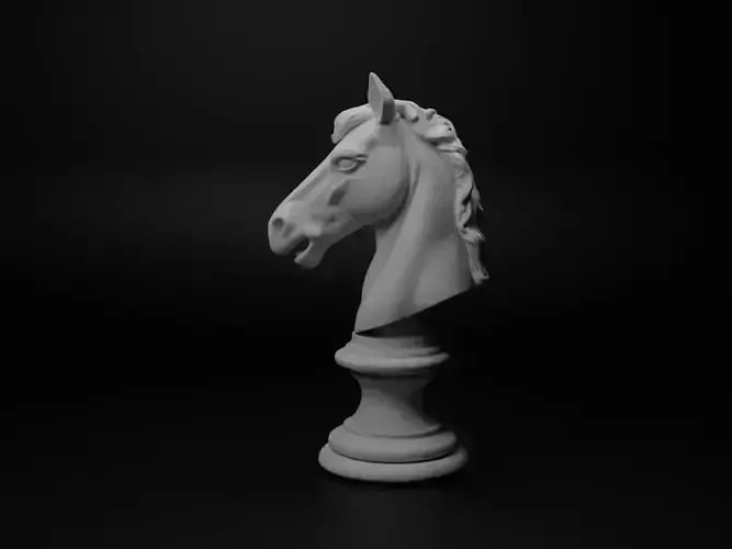 Horse Animal Bust Chess