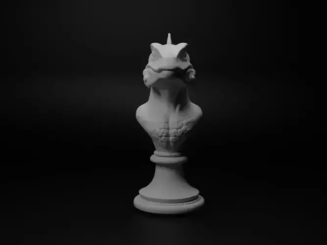 Iguana Animal Bust Chess