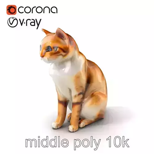Domestic Cat Realistic Model Pack Texture