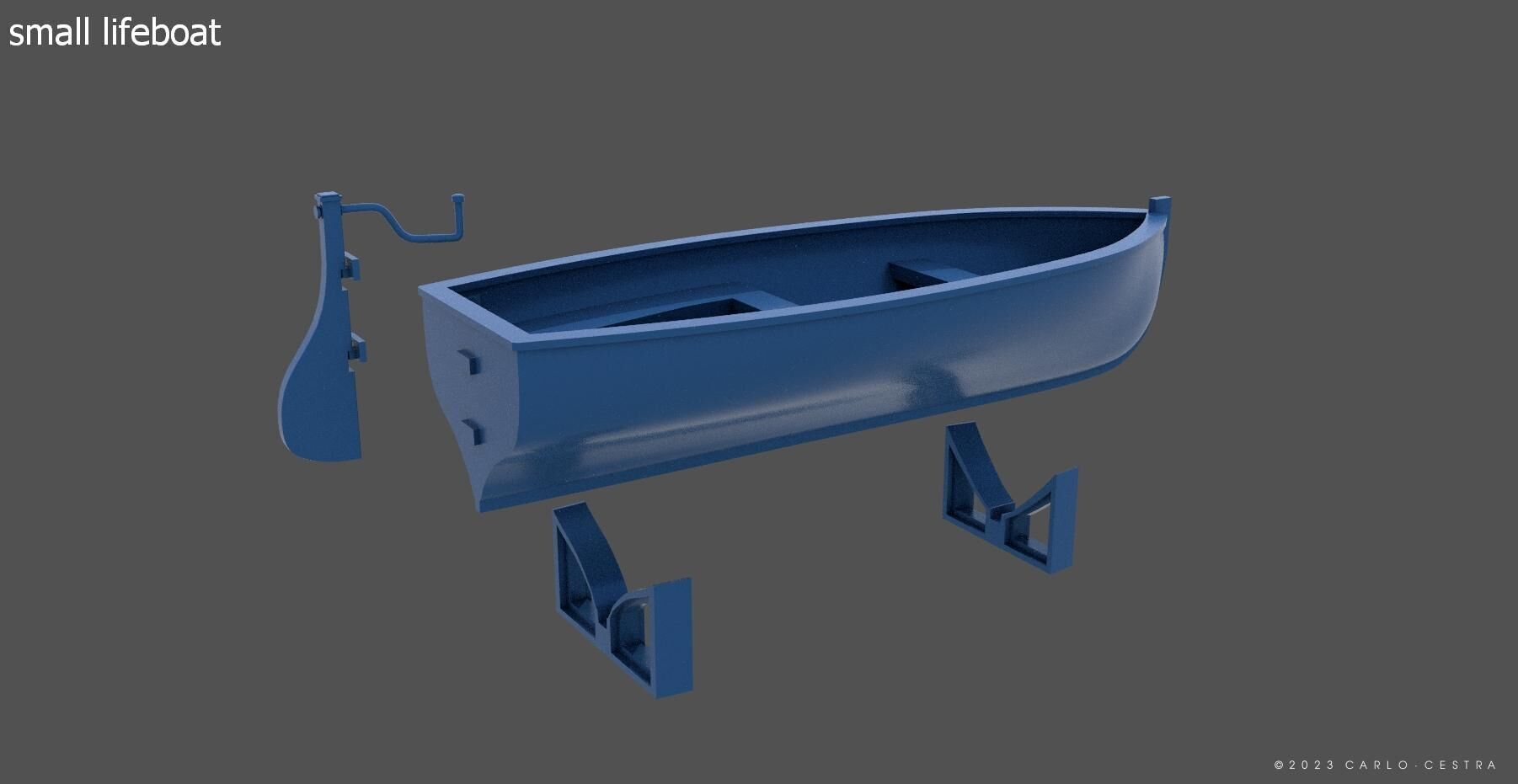 Battleship RN Roma - Commercial license - 1-200 scale 3D print model_91