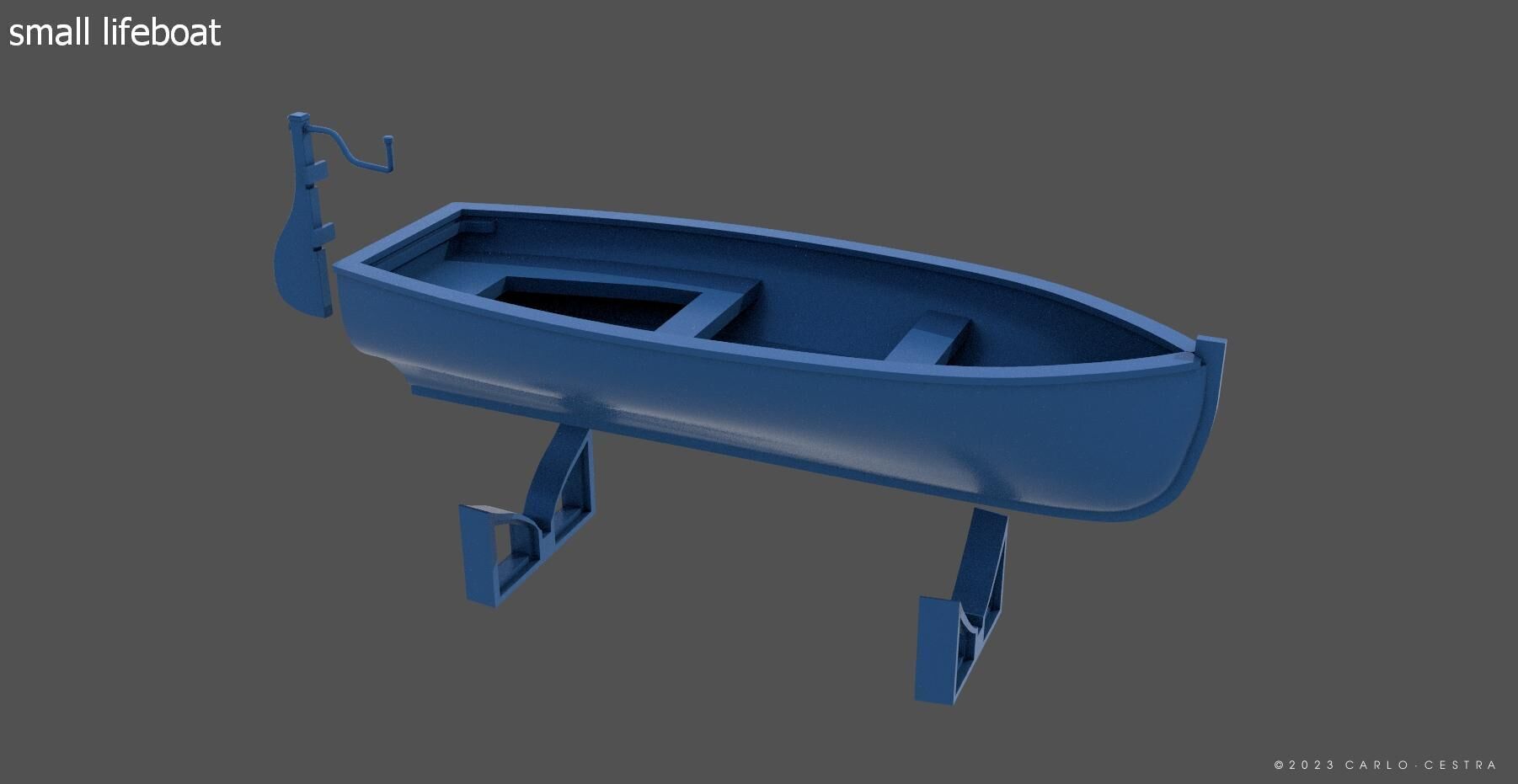 Battleship RN Roma - Commercial license - 1-200 scale 3D print model_89