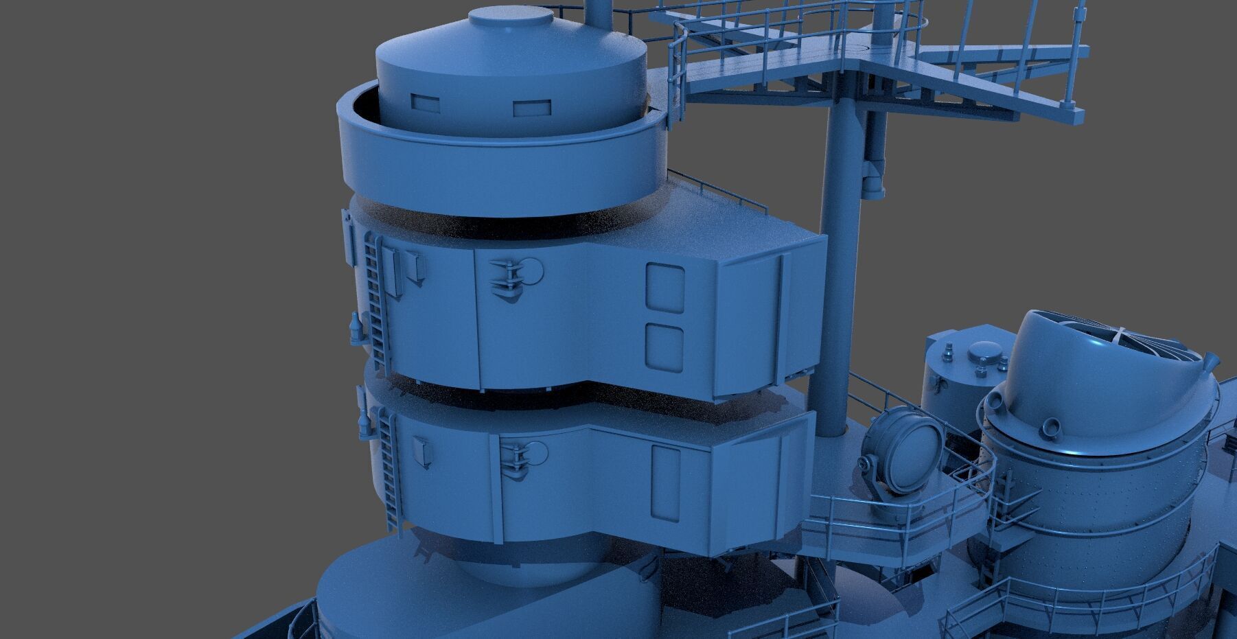 Battleship RN Roma - Commercial license - 1-200 scale 3D print model_9