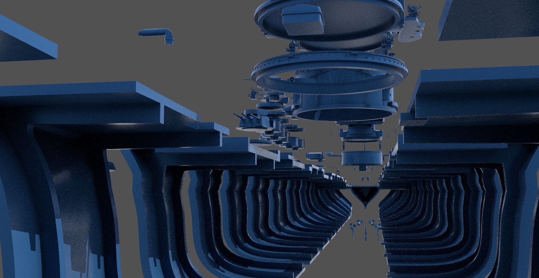 Battleship RN Roma - Commercial license - 1-200 scale 3D print model_18