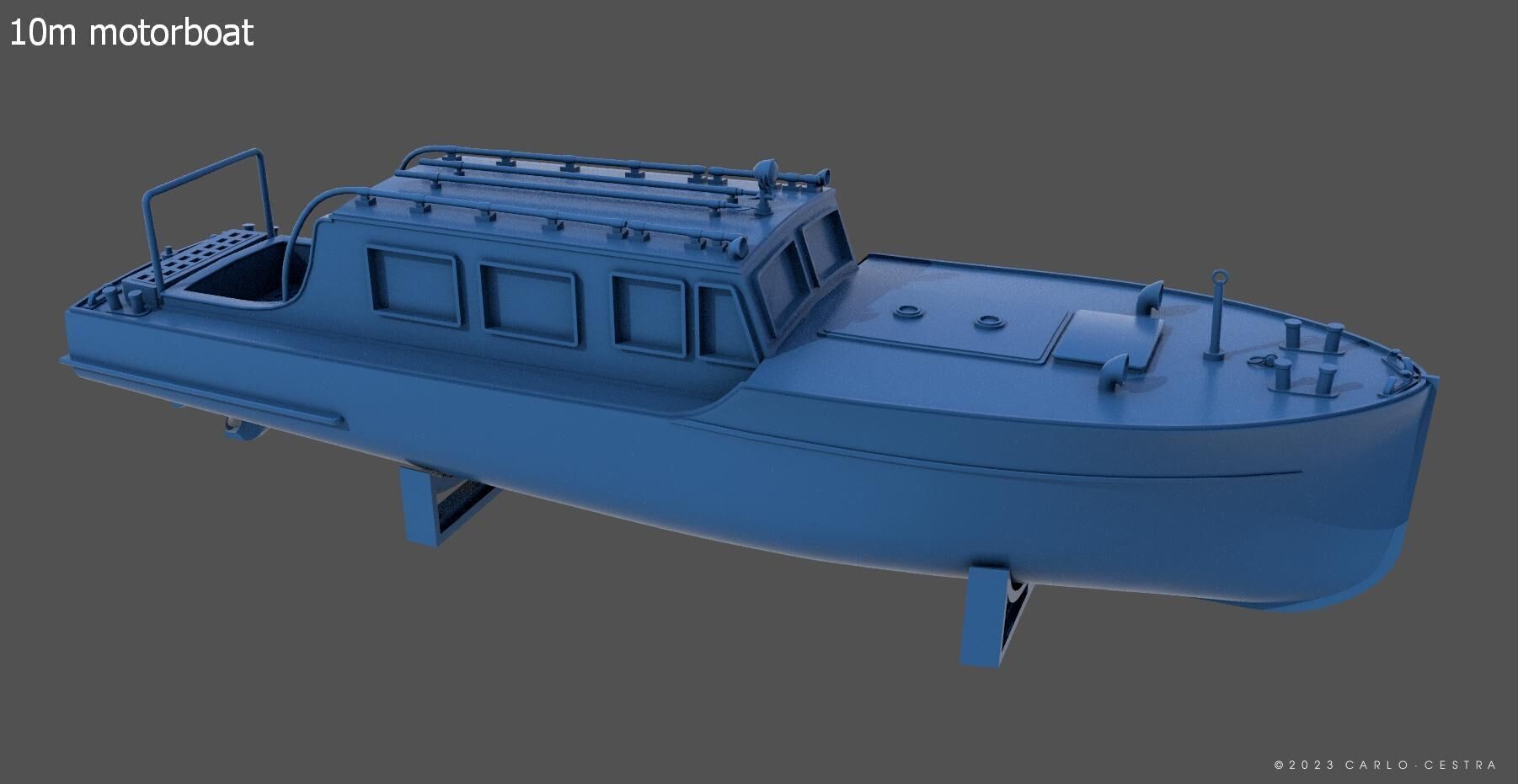 Battleship RN Roma - Commercial license - 1-200 scale 3D print model_75