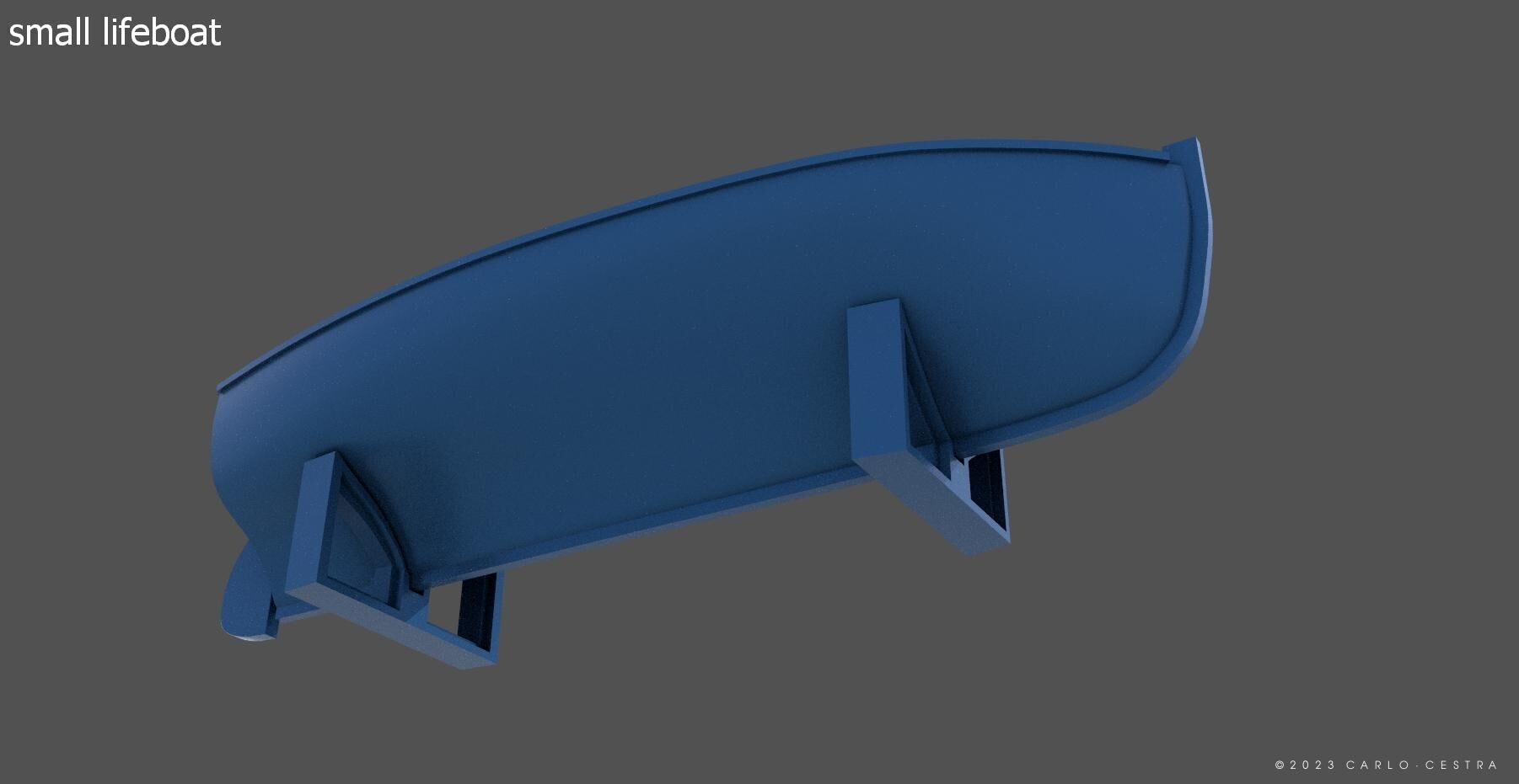 Battleship RN Roma - Commercial license - 1-200 scale 3D print model_92