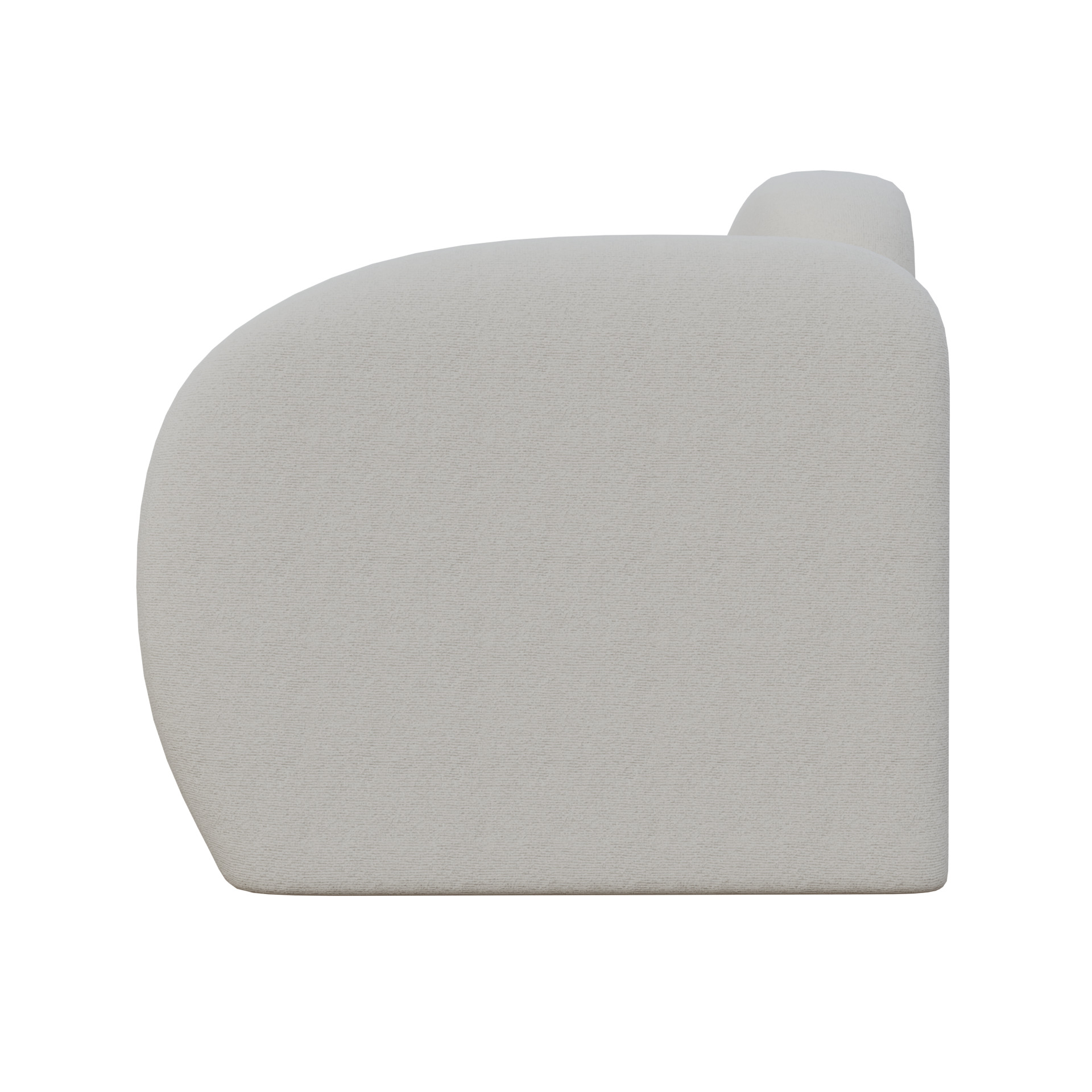 Simple Armchair Low-poly 3D model_2