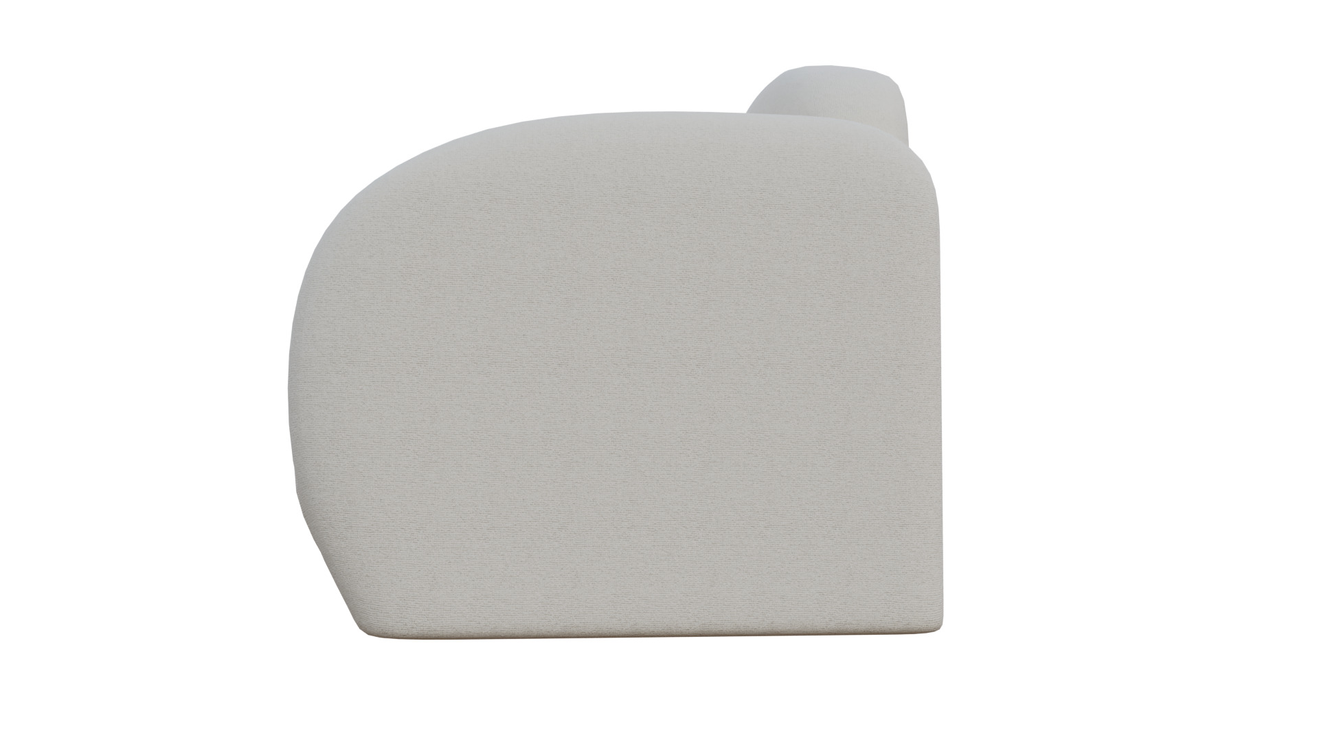 Simple Armchair Low-poly 3D model_34