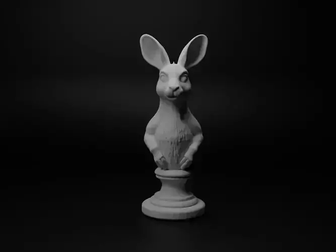 Kangaroo Animal Bust Chess