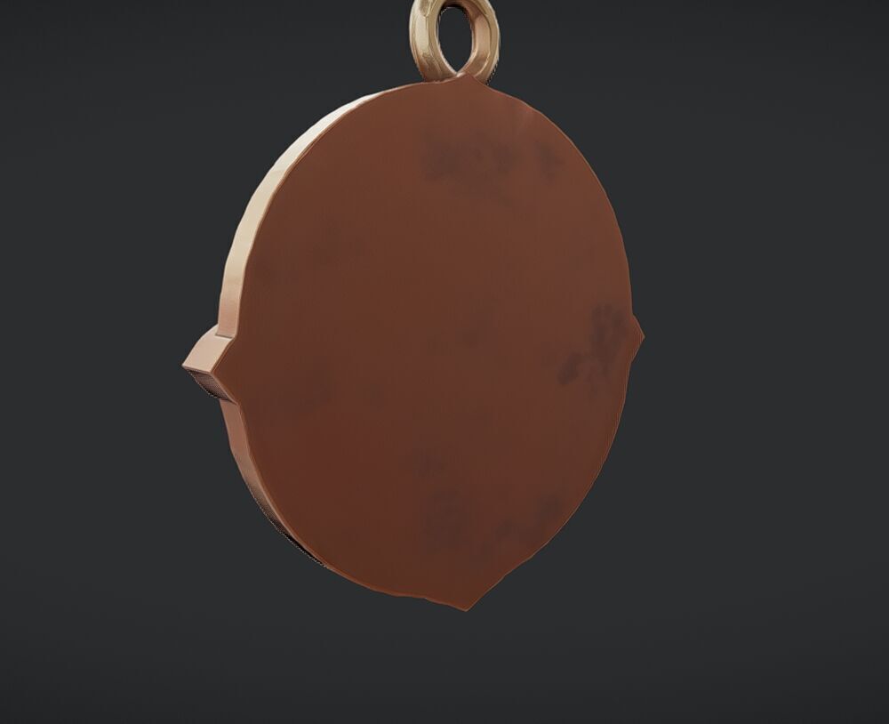 mystical circular artifact 3D model_14