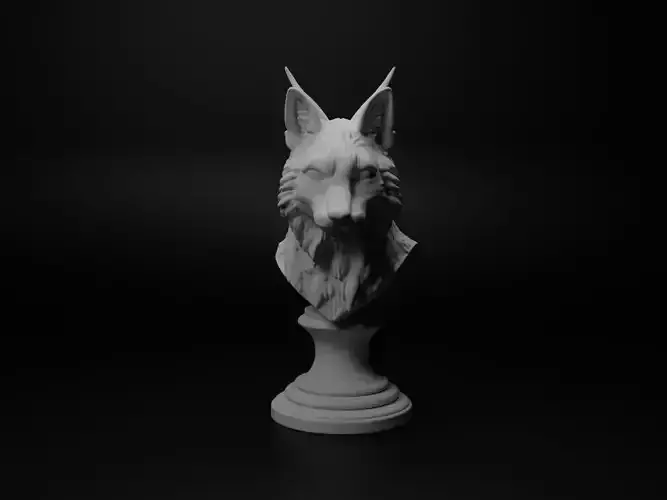 Lynx Animal Bust Chess
